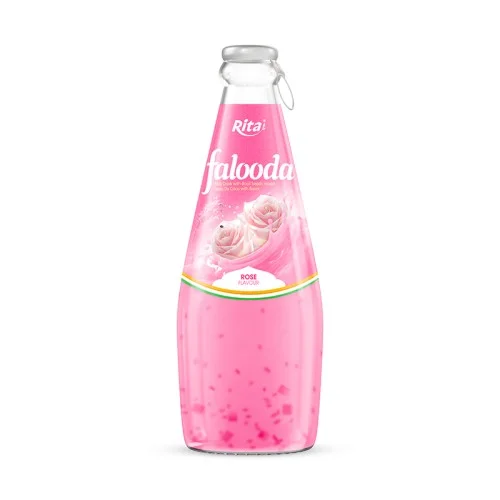 最佳品质 290ml 玻璃瓶 Falooda 玫瑰味