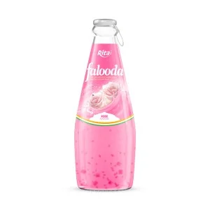 最佳品质 290ml 玻璃瓶 Falooda 玫瑰味
