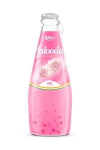 最佳品质 290ml 玻璃瓶 Falooda 玫瑰味