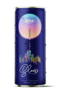 睡眠饮料 250 毫升罐 为睡眠爱好者喝
