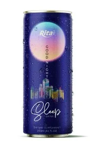 睡眠饮料 250 毫升罐 为睡眠爱好者喝