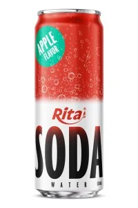 RITA 苹果味气泡苏打水 320ml 罐装