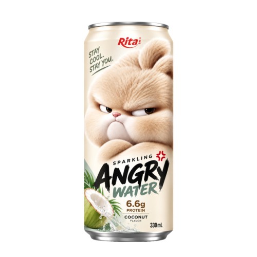 RITA 愤怒水椰子味气泡蛋白饮料 330ml