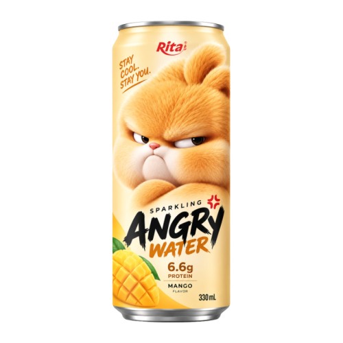 RITA 愤怒水 芒果气泡蛋白饮料 330ml – Angry Water