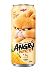 RITA 愤怒水 芒果气泡蛋白饮料 330ml – Angry Water