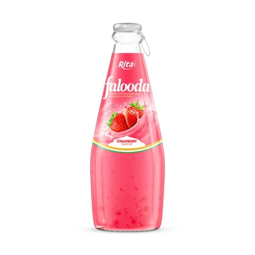 最佳口味 290ml 玻璃瓶 Falooda 草莓味