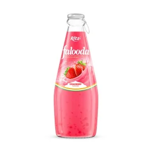 最佳口味 290ml 玻璃瓶 Falooda 草莓味